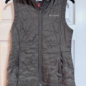 COLUMBIA olive grey vest